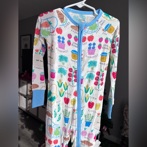 Little Sleepies Farmers Market Zippy Pajamas Size 3T BNWT - Picture 2 of 4